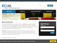 Tablet Screenshot of kci.hu